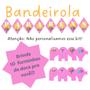 Imagem de Kit Festa Decoração Aniversário Arlequina infantil com pulseira