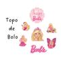 Imagem de Kit Festa Decoração Aniversário Barbie fada com gloss infantil