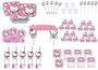 Imagem de Kit Festa Hello Kitty rosa 191 peças (20 pessoas)