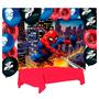 Imagem de Kit festa Homem Aranha Toalha Vermelha +25 balões +Painel
