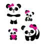 Imagem de Kit Festa Infantil Menina Panda Rosa Decoração Lembrancinha