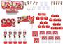 Imagem de Kit festa Minnie vermelha 191 peças (20 pessoas)