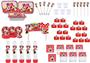 Imagem de Kit festa Minnie vermelha 191 peças (20 pessoas)
