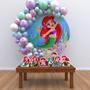 Imagem de Kit Festa Painel Redondo Aniversário Ariel Baby Decoração Cenários- IMPAKTO VISUAL
