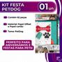 Imagem de Kit Festa PetDog 62 Peças Comemoração Canina Aniversário Animal Cachorro Cão Festcolor