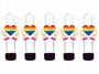 Imagem de Kit Festa Pride LGBTQIA+ 191 peças (20 pessoas) preto
