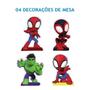 Imagem de Kit Festa Pronta Decoração Spidey Homem Aranha - 40 Unid