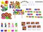 Imagem de Kit Festa Super Mario Bros 113 peças (10 pessoas) painel e cx