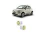 Imagem de Kit Fiat 500 Lampada Led Pingo Lanterna Super Branca