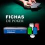 Imagem de Kit Fichas De Poker Profissional Enumeradas 100 Unidades Dimensões  39mmx3mm 5 Gramas -c