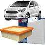 Imagem de Kit Filtros De Ar Do Motor E Cabine Ar Condicionado Ford New Fiesta Ka Ecosport 1.6