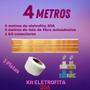 Imagem de Kit Fita eletrica 20a 3 Pistas 4 metro + Conector eletrofita