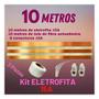 Imagem de Kit Fita Elétrica 3 Pistas 10 Metros Eletrofita 15a Adesiva
