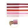 Imagem de Kit Fitas Cetim Artesanato Scrapbook Rosa Pink Vermelho 5m