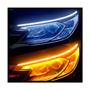 Imagem de Kit Fitas Led DRL Farol + Seta 12v 45cm March 2011 2012 2013 2014 2015 2016 2017 2018 2019 2020 2021