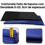 Imagem de Kit fitness 2 Dois Colchonetes Impermeável Espuma D-23 + 5 Cinco Fitas Faixa Elásticas Mini Band