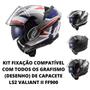 Imagem de Kit Fixação Fixador Reparo Capacete Ls2 Valiant II FF900