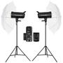 Imagem de Kit Flash Estúdio Completo 600w Godox Sk300 Ii 220v Com Rádio Flash Universal