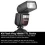 Imagem de Kit Flash Godox Para Nikon V860 Iii Ttl Hss Com Bateria + Rádio Flash Xpron