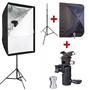 Imagem de Kit Flash Speedlight - Tripé Softbox 60x90 e Suporte LS24