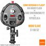 Imagem de Kit Flash Tocha Godox Mini Pioneer 250di 250w + Abas Colmeia 4 Gelatinas E Tripé