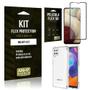 Imagem de Kit Flex Protection Galaxy A12 Capa Anti Impacto + Película Flex 5D - Armyshield