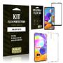 Imagem de Kit Flex Protection Galaxy A21s Capa Anti Impacto + Película Flex 5D - Armyshield