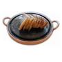 Imagem de Kit fondue Grelha Chapa Para Carne 27 cm E Fogareiro De Pedra Sabão