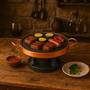 Imagem de Kit Fondue Pedra Sabão P/ Carne Queijo Chocolate Artesanal