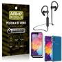 Imagem de Kit Fone Bluetooth Hrebos HS188 Galaxy A50 + Película 3D + Capa Anti Impacto - Armyshield