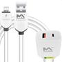 Imagem de Kit Fonte Turbo E Cabo De Dados 3.1a V8 1M Multiuso Para Smartphone Carregamento