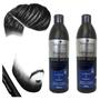 Imagem de Kit for men cabelo e barba homens 2x500ml shampoo + condicionador anti caspa com menta