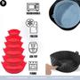 Imagem de Kit Forma De Silicone Jogo Forro Para Airfryer Forno Microondas