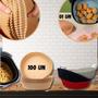 Imagem de Kit Forma Silicone Air Fryer Microondas Com Alça + 100 Formas Descartáveis
