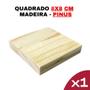 Imagem de Kit Formas Quadradas de Madeira  8 x 8cm 