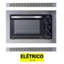 Imagem de Kit Forno Elétrico Embutir 45L Cooktop 5 Bocas Preto Safanelli