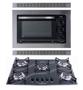 Imagem de Kit Forno Elétrico Embutir 45L Cooktop 5 Bocas Preto Safanelli