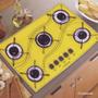 Imagem de Kit Forno Embutir Coifa Gourmet 90 Cooktop Amarelo Safanelli