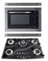 Imagem de Kit Forno Embutir e Cooktop Tripla Chama Safanelli