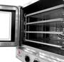Imagem de Kit - Forno Turbo Elétrico Fast Oven PRP-004 127V Rosa + Bancada MES-004 + 8 Assadeiras - Progás