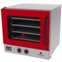 Imagem de Kit Forno Turbo Eletrico Fast Oven Prp-004 Vermelho 220V + Bancada Mes-004 - Progas