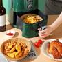 Imagem de Kit Forro De Papel Manteiga Para Air Fryer 100 Unidades Antiaderente Top Chef