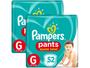 Imagem de Kit Fralda Pampers Ajuste Total Pants