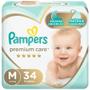 Imagem de Kit Fralda Pampers Premium Care Mega Tamanho M 102 Unidades