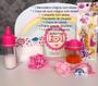 Imagem de Kit Fralda para boneca reborn grande bolsa Infantil rosa mamadeira magica acessórios 1111 ED1 Brinquedos