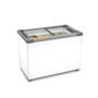 Imagem de Kit - Freezer Horizontal Tampa de Vidro 284 Litros Nf30 - Metalfrio 127v + 6 Cestos Nextgen Branco