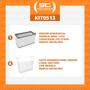 Imagem de Kit - Freezer Horizontal Tampa de Vidro 318 Litros Nf40 - Metalfrio 127v + 8 Cestos Nextgen Branco