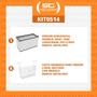 Imagem de Kit - Freezer Horizontal Tampa de Vidro 318 Litros Nf40 - Metalfrio 220v + 8 Cestos Nextgen Branco