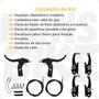 Imagem de Kit Freio V-Brake Completo Para Bicicleta Bike + 2 Pares de Sapatas Pastilhas Extras