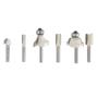 Imagem de Kit Fresas com 06 Peças Encaixe 1/4 Makita D53578
